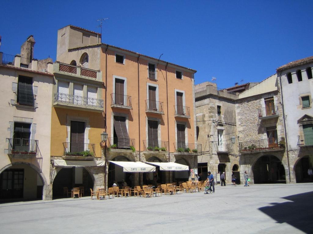 Fonda Mitja Otel Torroella de Montgrí Dış mekan fotoğraf