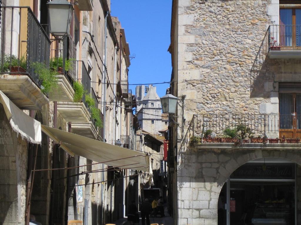 Fonda Mitja Otel Torroella de Montgrí Dış mekan fotoğraf